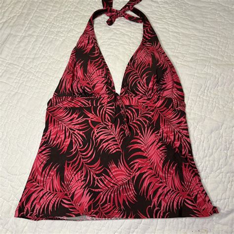 Floral Y2k Halterneck Top Bikini Top Y2k Bikini Depop