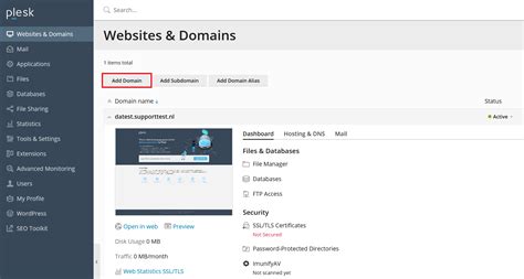 Plesk Tutorial Series Linking Domains And Subdo Transip