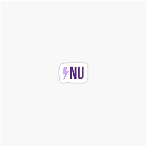 Northwestern Lightning Bolt Sticker For Sale By Stickerworld