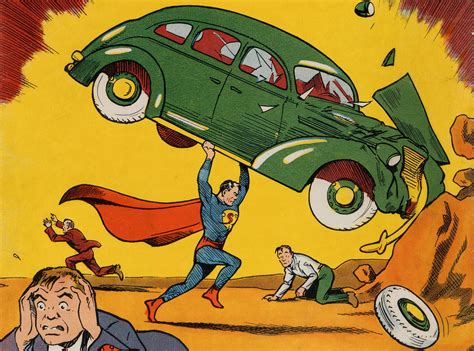 superman strikes    major action  comic sale