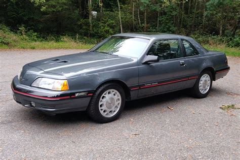 No Reserve 26k Mile 1988 Ford Thunderbird Turbo Coupe 5 Speed For Sale