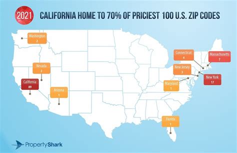 The Most Expensive Zip Codes In The United States Mapped