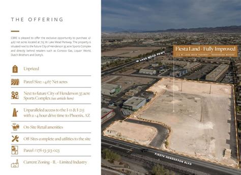 Fiesta Henderson Blvd, Henderson, NV 89015 - Land for Sale | LoopNet