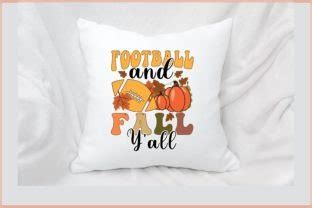 Football And Fall Y All Retro Design Graphic By Creative Design