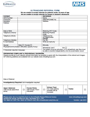 Fillable Online Aqp Ultrasound Referral Form Jan Fax Email Print