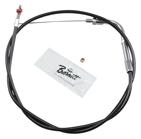 Barnett Black Vinyl Idle Cable For Harley Softail Dyna