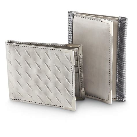 Diamond - plated Stainless Steel Wallet - 213332, Wallets at Sportsman ...