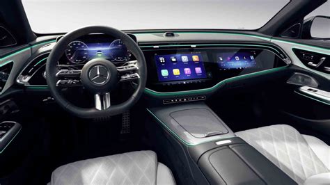 Mercedes shows high-tech interior of redesigned 2024 E-Class ...