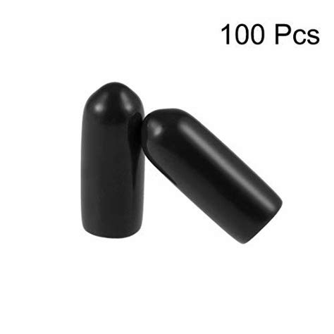 Getuscart Uxcell Pcs Rubber End Caps Mm Id Vinyl Round Tube Bolt