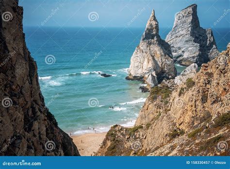 ursa beach praia da ursa  portuguese  cabo da roca  sunset