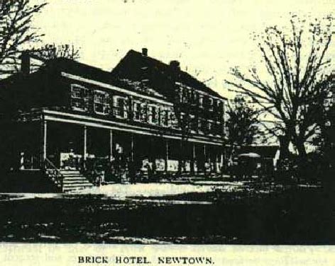 The Brick Hotel Story – The Brick Hotel in Newtown, Bucks County, Pennsylvania PA