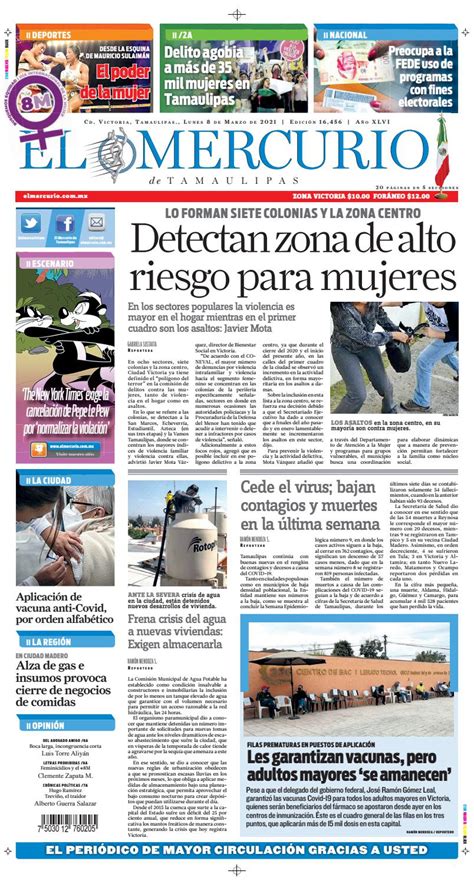 El Mercurio De Tamaulipas 8 Marzo 2021 By El Mercurio De Tamaulipas Online Issuu