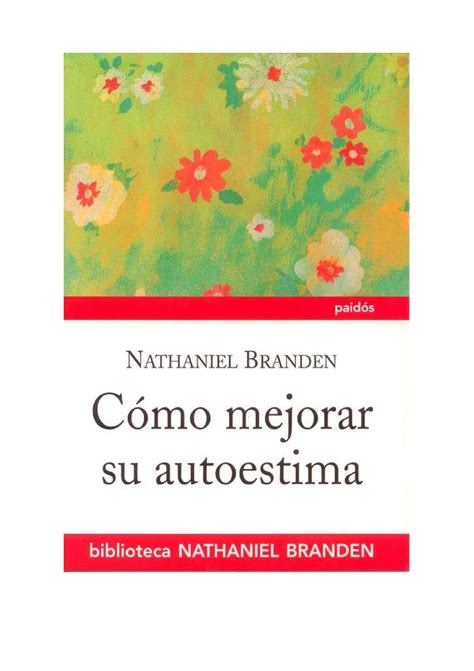 Libro Cómo mejorar su autoestima por Nathaniel BrandenDESCARGAR