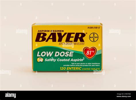 Bayer low dose aspirin hi-res stock photography and images - Alamy