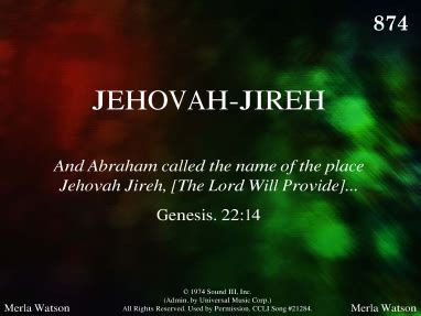 JEHOVAH JIREH | R. J. Stevens Music