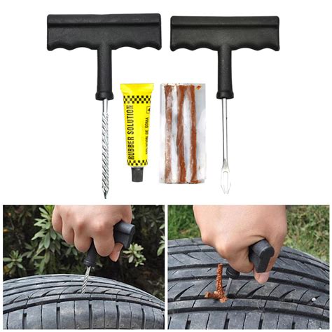 Auto Car Tire Repair Kit Tubeless Tire Tyre Puncture Auto Transforms