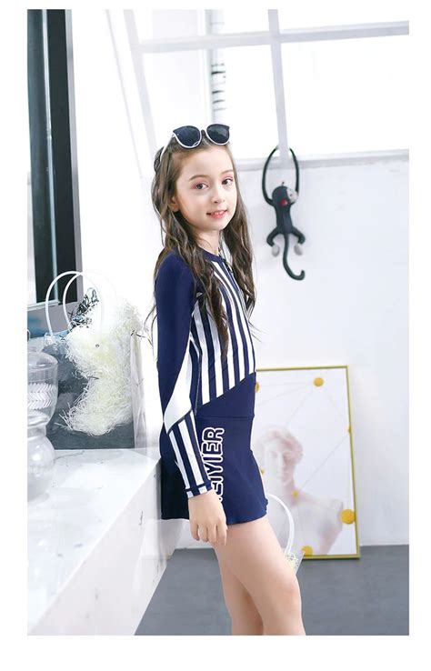 29 79 2020 Baby kinder schwimmen kleid langarm mädchen UV surf