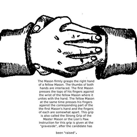 Ma Ha Bone Real Grip Of A Master Mason Handshake