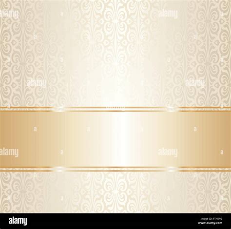 Gold And White Wedding Background