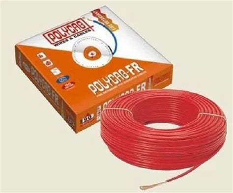 Polycab House Wires Roll Length M Wire Size Sqmm At Rs