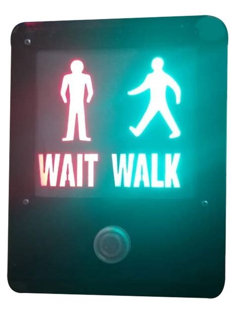 Red And Green Polycarbonate Pedestrian Led Traffic Signal Light Ip54