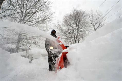 Usa Bufera Di Neve Sullo Stato Di New York Tempesta Storica