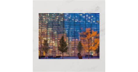 Dayton Schuster Center at Night Postcard | Zazzle