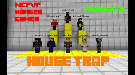 House Trap Mcpvp Hunger Games With Badboyhalo And Friends Youtube