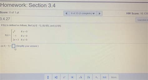 Solved Homework Section 3 4 Score 0 Of 1 Pt 6 Of 13 5 Chegg