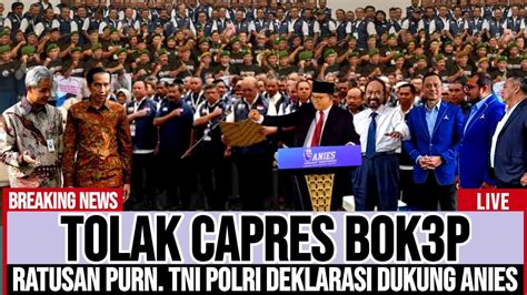 Langsung Di Depan Ganjar Ratusan Purn Tni Polri Nyatakan Sikap