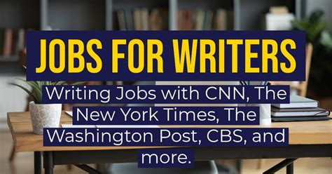 Full Time Jobs for Writers, Journalists, and Editors