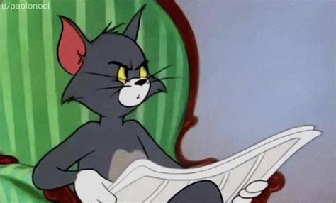 Original Image Tom Reading The Newspaper Tom And Jerry Memes Tom