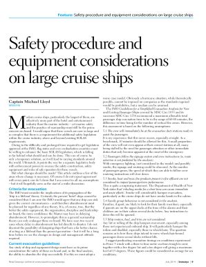 Fillable Online Feature Safety Procedure And Equipment Considerations