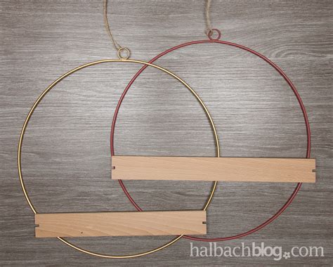 Diy Metallringe Mit Holz Ablage Halbachblog