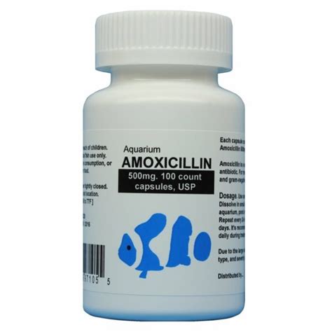 Amoxicillin Aquatic Antibiotics Fish Mox Fish Mox Forte 500mg 100