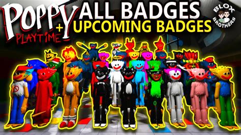 How To Get ALL BADGES Update 4 New UPCOMING BADGES POPPY