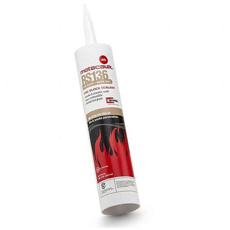 METACAULK, Caulk, Red, Fire Barrier Sealant - 49ZY42|66408 - Grainger