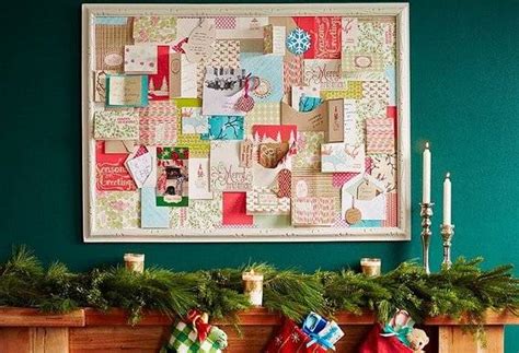 Roundup Stylish Ways To Display The Christmas Cards You Receive