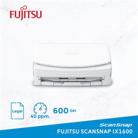 Fujitsu Scansnap Ix Scanner Manual