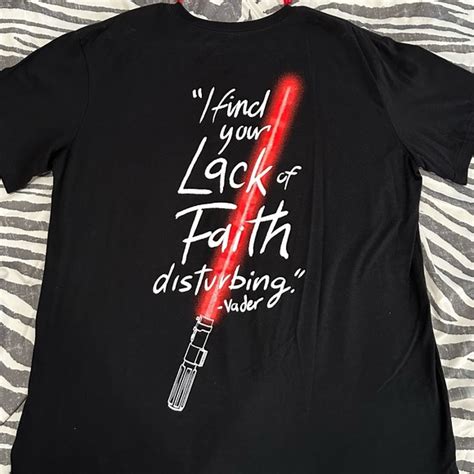 Star Wars Shirts Disney Star Wars Darth Vader I Find Your Lack Of