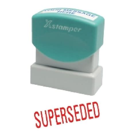 xstamper superseded red xst  educational resources