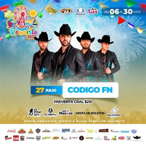 C Digo Fn En La Feria De Rosarito Tijuana Eventos Conciertos