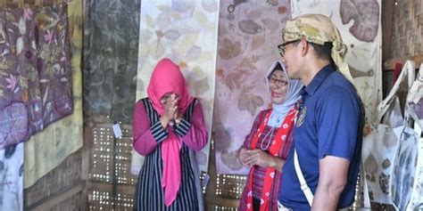 Dicurhati Perajin Sandiaga Bantu Selamatkan Usaha Batik Nyaris Gulung