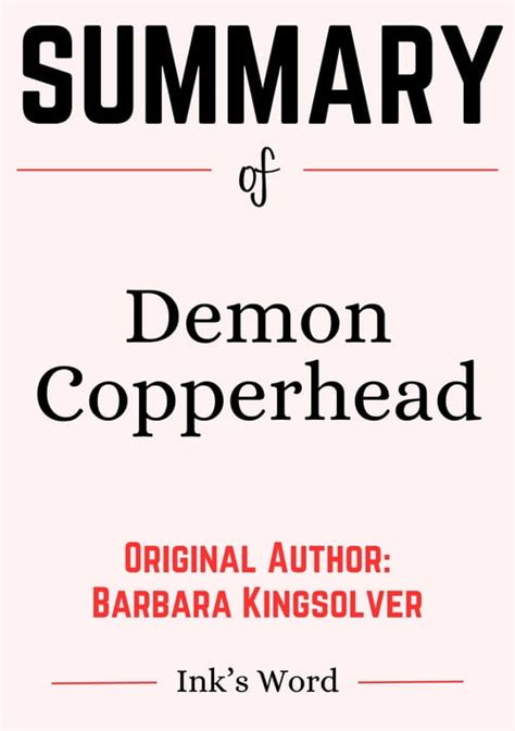 Summary Of Demon Copperhead By Barbara Kingsolver De Inks Word En