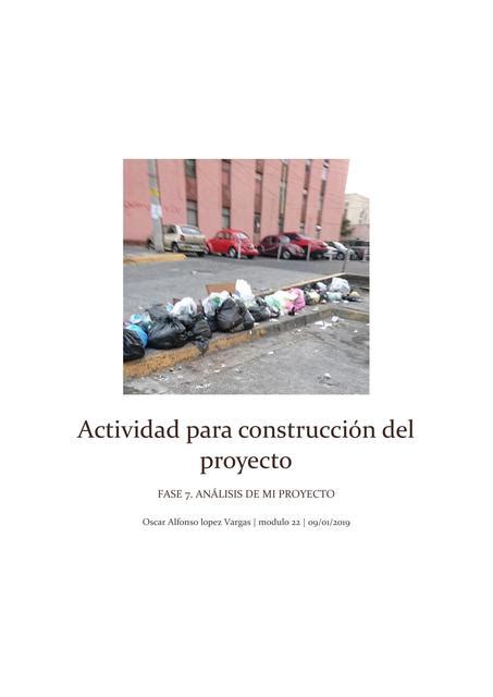 Actividad integradora para construcción del proyecto Fase 7