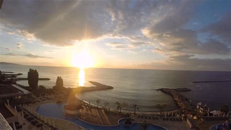 Amazing Sunrise In Limassol Cyprus Royal Apollonia Hotel Timelapse Youtube