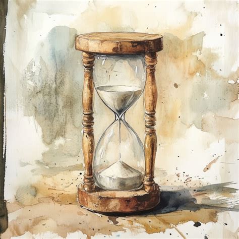 hourglass digital painting art  stock photo public domain pictures