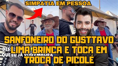 Gustavo Beltr O O Sanfoneiro Do Gusttavo Lima Toca Sanfona Em Troca De