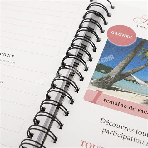 Custom Printing Spiral Bound Weekly Planner