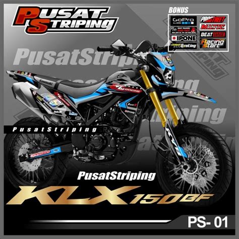 Decal Klx Bf Supermoto Keren Decal Dekal Sticker Klx Bf